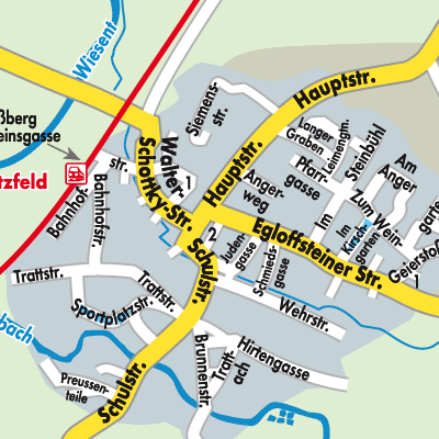 Stadtplan Pretzfeld
