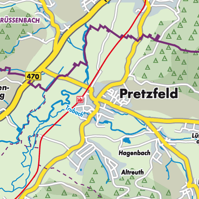 Übersichtsplan Pretzfeld