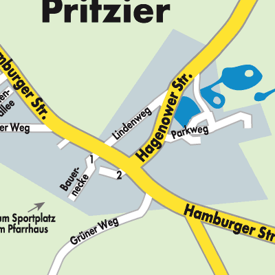 Stadtplan Pritzier