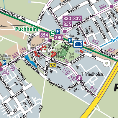 Stadtplan Puchheim