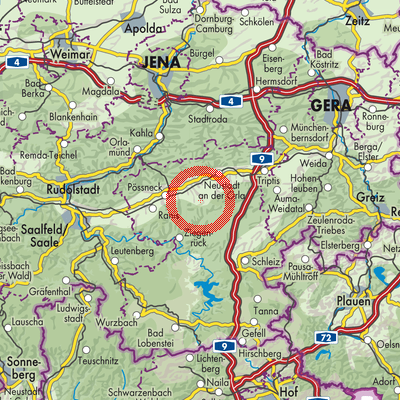 Landkarte Quaschwitz