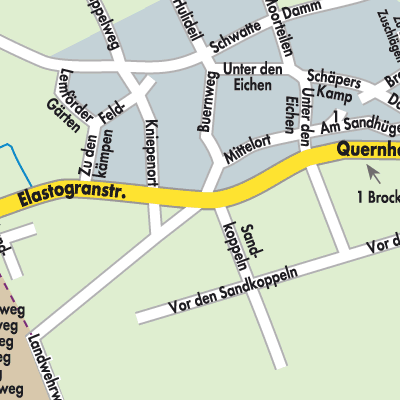 Stadtplan Quernheim