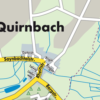 Stadtplan Quirnbach
