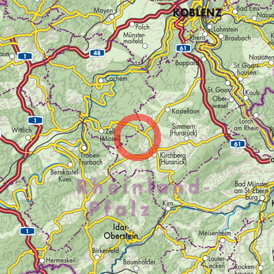Landkarte Rödelhausen