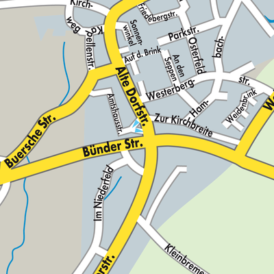 Stadtplan Rödinghausen