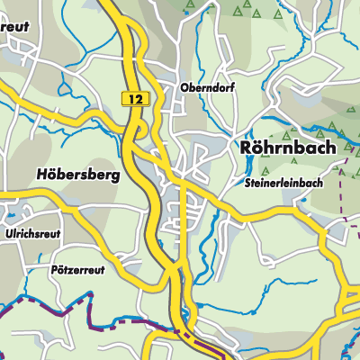 Übersichtsplan Röhrnbach