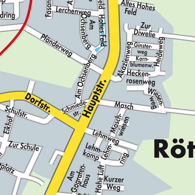 Stadtplan Rötgesbüttel