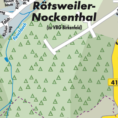 Stadtplan Rötsweiler-Nockenthal