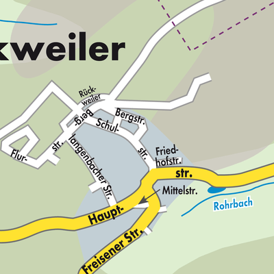 Stadtplan Rückweiler