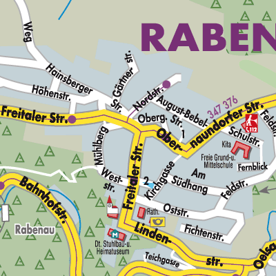 Stadtplan Rabenau