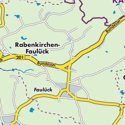 Übersichtsplan Rabenkirchen-Faulück