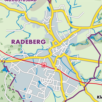 Übersichtsplan Radeberg