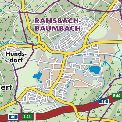 Übersichtsplan Ransbach-Baumbach