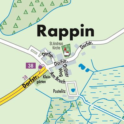 Stadtplan Rappin