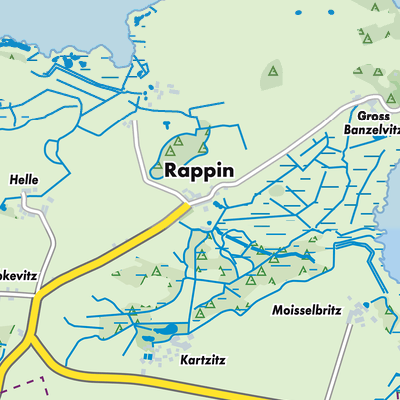Übersichtsplan Rappin