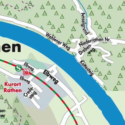 Stadtplan Rathen