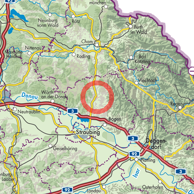 Landkarte Rattiszell
