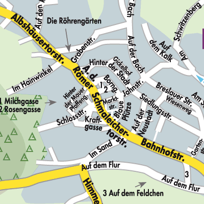 Stadtplan Rauschenberg