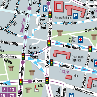 Stadtplan Regensburg