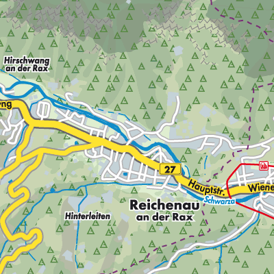 Übersichtsplan Reichenau an der Rax