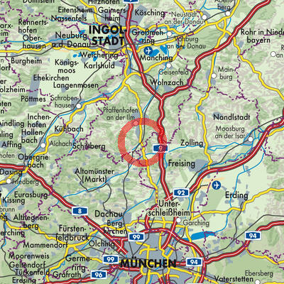 Landkarte Reichertshausen