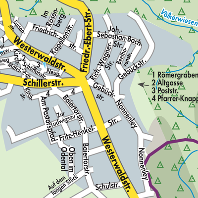 Stadtplan Rengsdorf