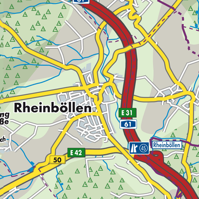 Übersichtsplan Rheinböllen