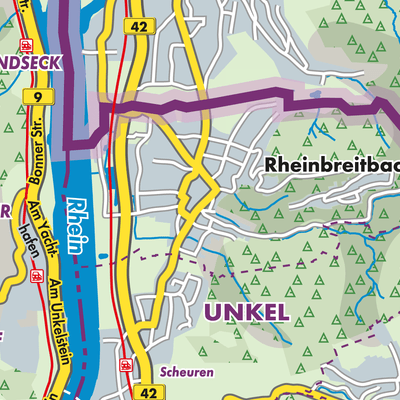 Übersichtsplan Rheinbreitbach