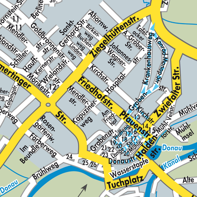 Stadtplan Riedlingen