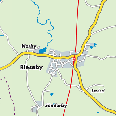 Übersichtsplan Rieseby