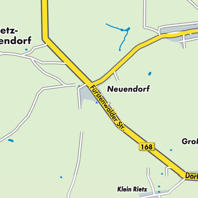 Übersichtsplan Rietz-Neuendorf