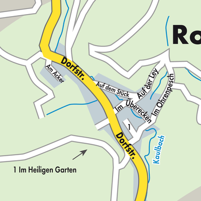 Stadtplan Rockeskyll