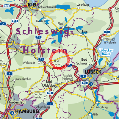 Landkarte Rohlstorf