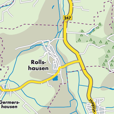 Übersichtsplan Rollshausen