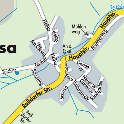 Stadtplan Rosa