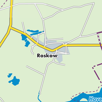 Übersichtsplan Roskow