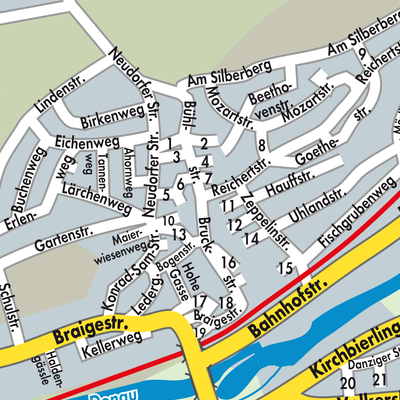 Stadtplan Rottenacker