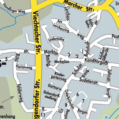 Stadtplan Ruhmannsfelden