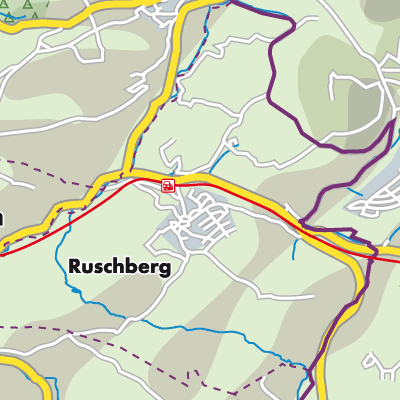 Übersichtsplan Ruschberg