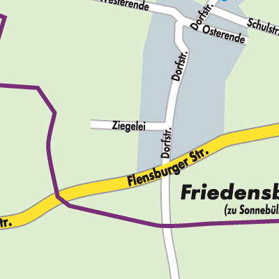 Stadtplan Sönnebüll