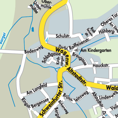 Stadtplan Sulzfeld