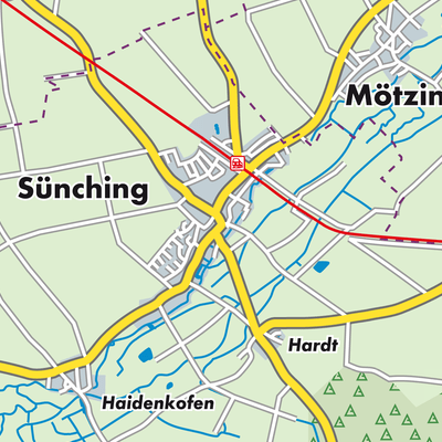 Übersichtsplan Sünching