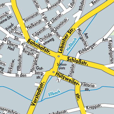 Stadtplan Saarwellingen