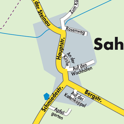 Stadtplan Sahms