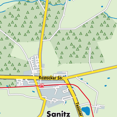 Übersichtsplan Sanitz