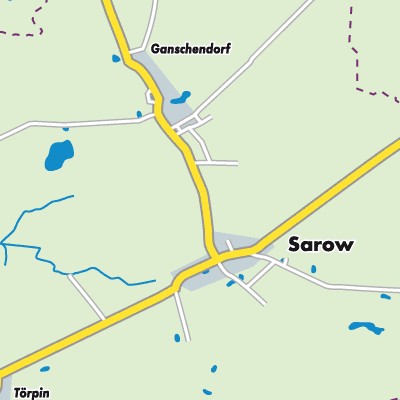 Übersichtsplan Sarow