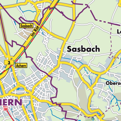Übersichtsplan Sasbach