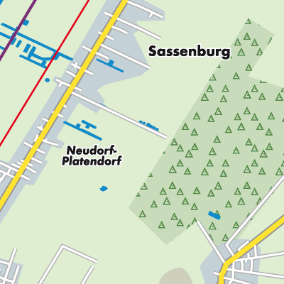Übersichtsplan Sassenburg