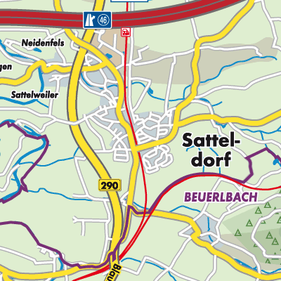 Übersichtsplan Satteldorf