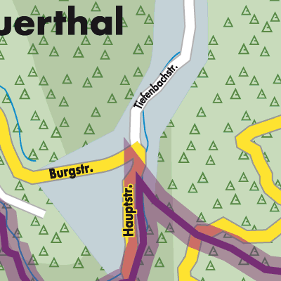 Stadtplan Sauerthal